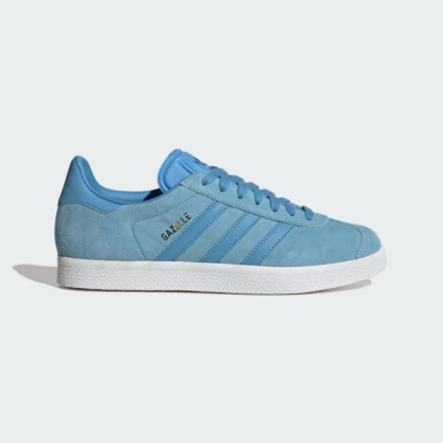 Adidas Gazelle Light Blue Off White Suede Men's Sneakers | eBay