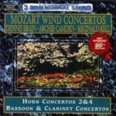 MOZART: BLÄSERKONZERTE: DENNIS BRAIN. ARCHIE CAMDEN. REGINALD K - CD *BRANDNEU*
