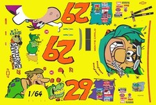  29 Steve Grissom Cartoon Network Chevy 1996 1/64th HO Scale Slot Car Decals