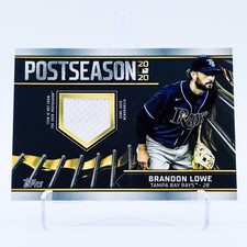 2021 Topps Brandon Lowe Postseason Performance Relics /99 #PPR-BL