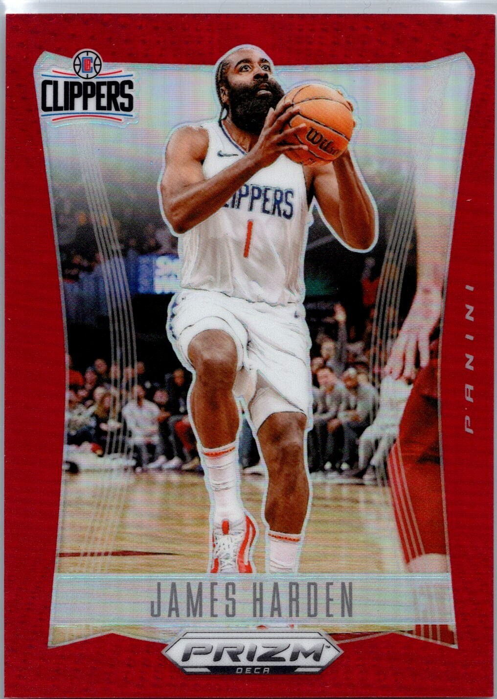 2023-24 Panini Prizm Deca - James Harden #244 Red /199