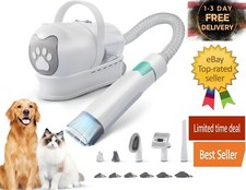 Pet Grooming Vacuum Kit for Dogs Cats Uproot Cleaner Hair Remover Professional