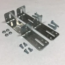 4 Jamb Bracket J-9 Garage Door w/ Lag & Track Bolt Overhead Replace Hardware #9