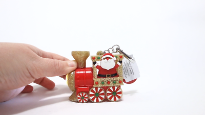 Bath Body Works PocketBac Hand Sanitizer Holder Santa Train Engine