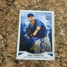Eric Jokisch Signed 2015 Donruss Diamond Kings Auto Rc Chicago Cubs