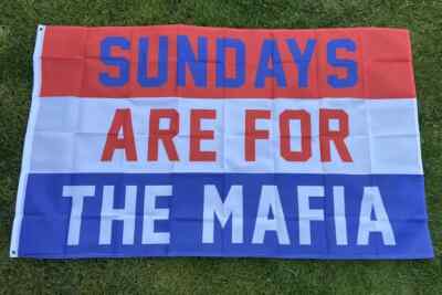 Buffalo Bills Sundays are for the Mafia Buffalo 3X5 Flag Man Cave 3 x 5 .