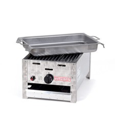 Edelstahl 1-flammig (3,65kW) Gasgrill Gasbr&auml;ter Gas Grill Gastro Neu K1