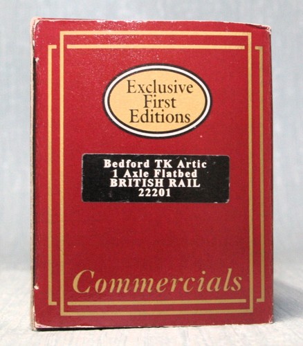 EXCLUSIVE FIRST EDITIONS EFE 22201 BEDFORD TK FLAT BED ARTIC BRITISH RAIL BOXED - Picture 11 of 13