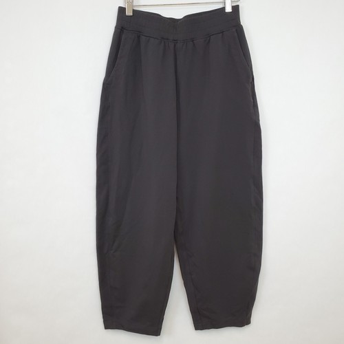 Lululemon LA Barrel Leg Pant Size 6 Black Granite Sweatpants Pull On