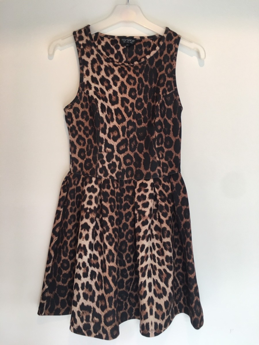 leopard print skater dress topshop Topshop | Dresses | Topshop Leopard Print Long Sleeve Puff Shoulder Mini Skater Dress Nwt Sz 4