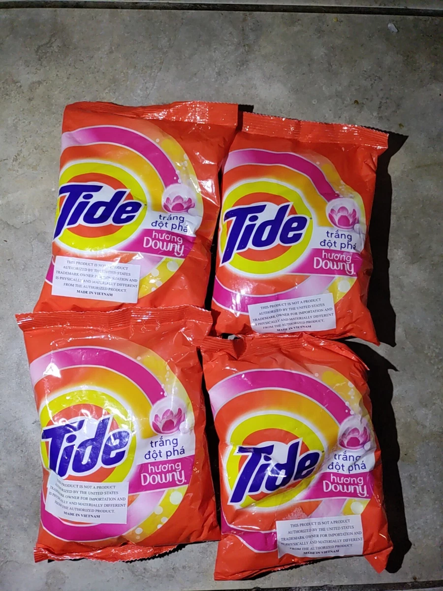 Tide Powder Detergent downy scent Bag of 370 G 13.36 Oz. Case of 4 Bags