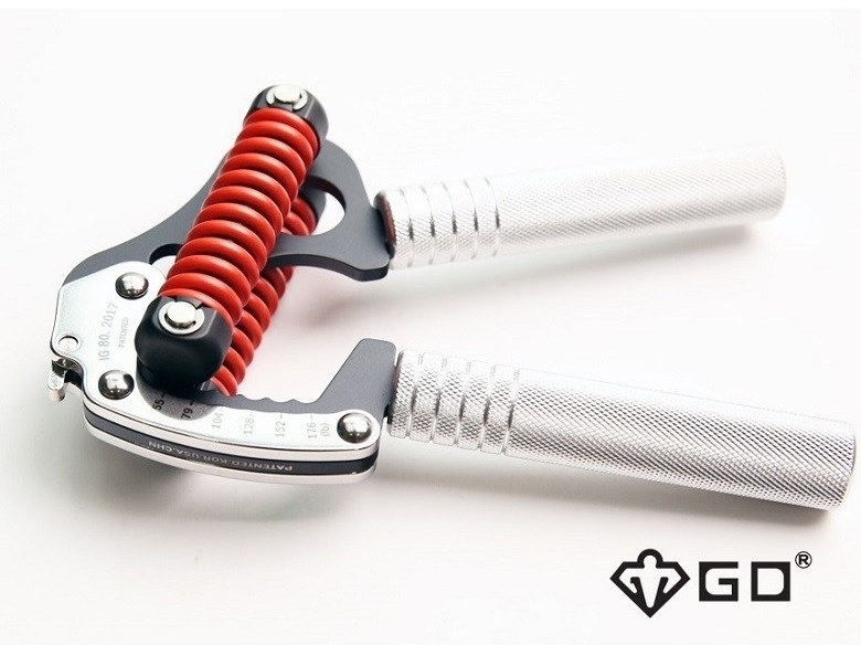 GD Adjustable IRON GRIP 80 EXT Full Metal Power 25 kg to 80 kg