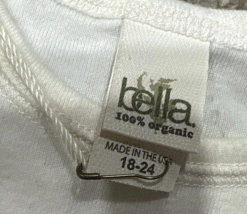 Bella 18-24mths 100% organic cotton One Piece - Picture 2 of 2
