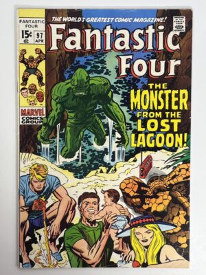 Fantastic Four #97 (1970) 1st cover app. Franklin Richards as a baby in 7.0 F...