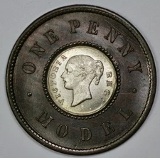 Great Britain Young Head Model Penny Brilliant UNC