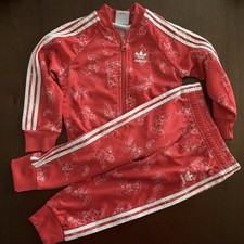 Adidas X Disney Mickey Mouse Red Tracksuit 18-24 Months Baby Toddler Child