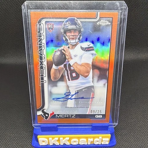 2025 Topps Chrome Graham Mertz Refractor (RAW)