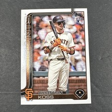 2025 Topps Update Series - Christian Koss #US174 (RC) San Francisco Giants
