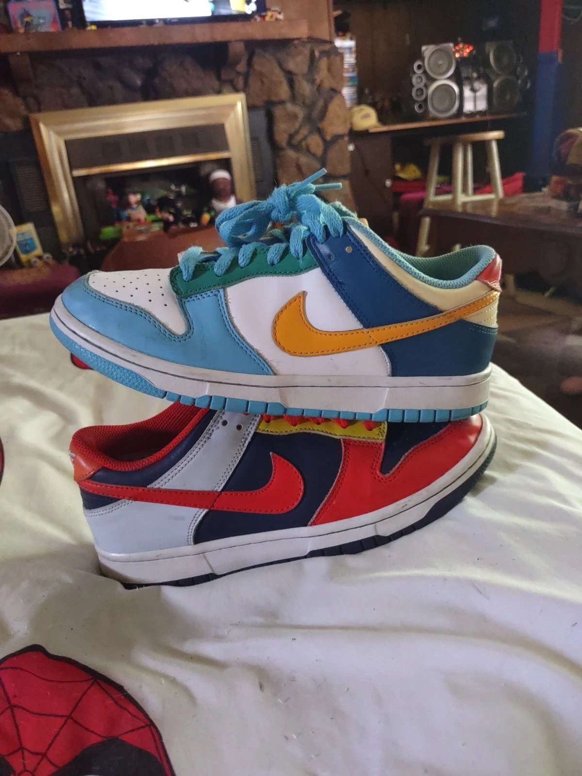 Nike Dunk Low 'What The Dunk' Sneakers multicolore taglia 6 5 anni nuove con scatola FQ8348 902