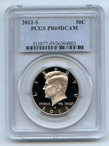 2012-S Kennedy Half Dollar Proof — photo from the most recent tracked eBay sale