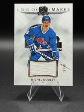 2024-25 Upper Deck The Cup Logo marks Relic Michel Goulet /99 Quebec