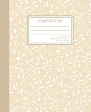 Composition: Beige Composition Notebook College Ruled, 400 Pages 200 Sheets...