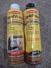 Abatron LiquidWood Epoxy Resin 2 Part Wood Hardener and Consolidant, 12 Ounce A8