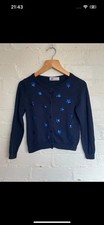 Girls Navy H&M Cardigan Age 2-4 Yrs