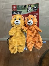 American Kennel Set Of 2 Flat Body 12 Dog Toy With Squeaker .
