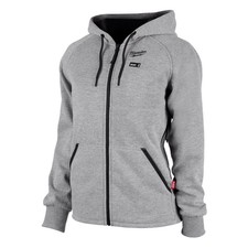Milwaukee M12 Womens Heated Hoodie Kit Gray Xl