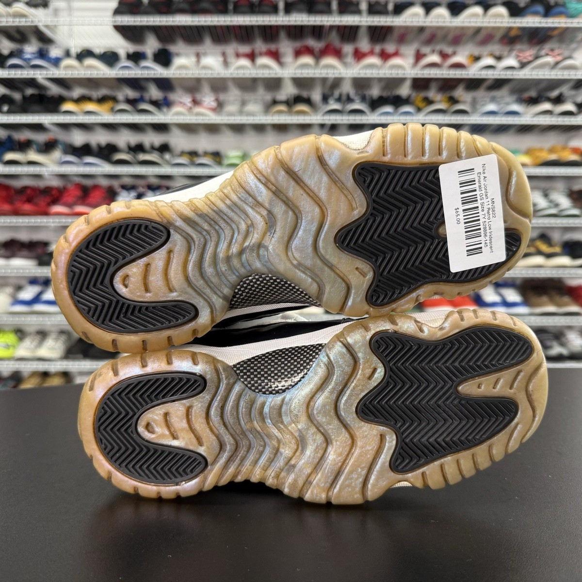 Nike Air Jordan 11 Retro Low Iridescent GS 528896-145 Youth Size 7