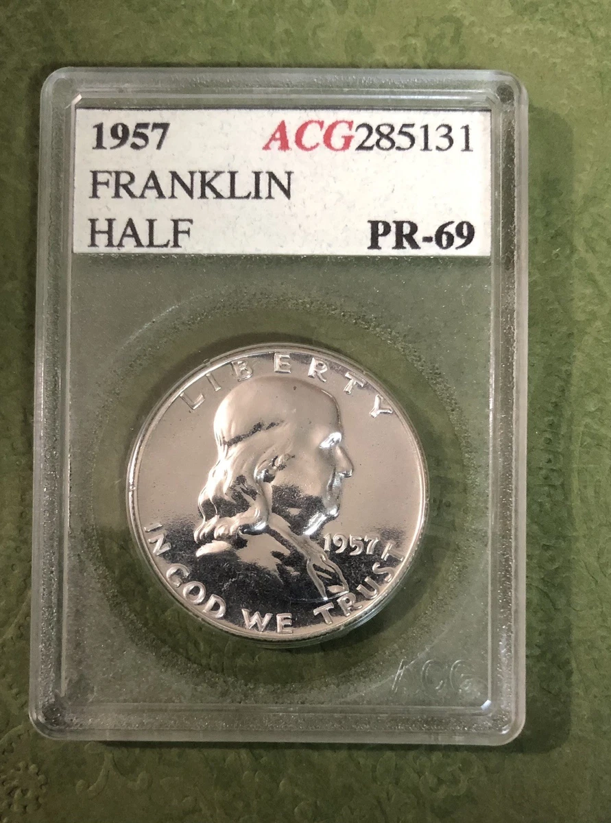 Uncirculated 1957 Franklin Half Dollars (1948-1963) for sale | eBay