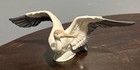 Beautiful Lladro Landing Crane Bird Figurine