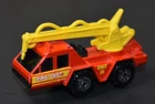 1988 Hot Wheels Flame Stopper Fire Truck Chrome Wheels Mattel Vintage Diecast
