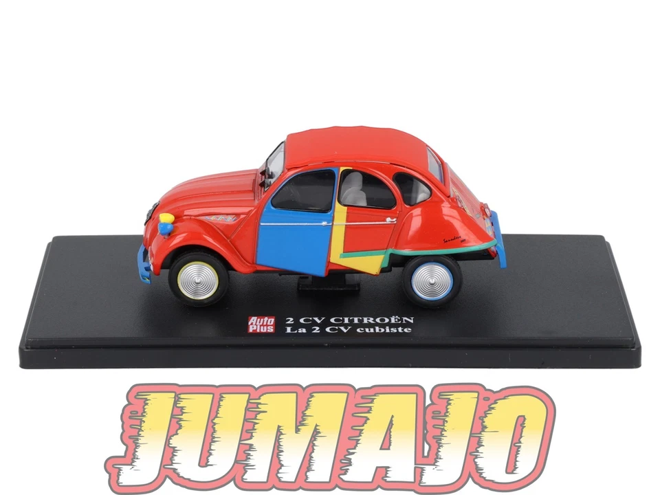 2CVAP64 Voiture 1/43 ELIGOR Auto plus : CITROEN 2CV n°22 Cubiste Picasso - Photo 2/4