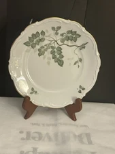MITTERTEICH PORCELAIN DINNER WARE MARKED FOR 1920 GREEN LEAVES PATTERN REF # 2C 