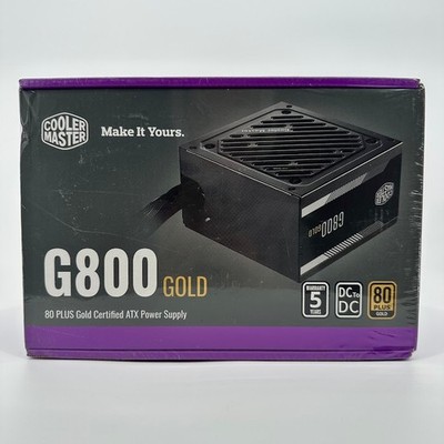 Cooler Master G800 Gold 80 Plus Gold Certified ATX Power Supply - New SEALED