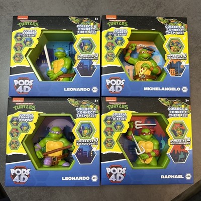 Nickelodeon Teenage Mutant Ninja Turtles Pods 4D Set of 4