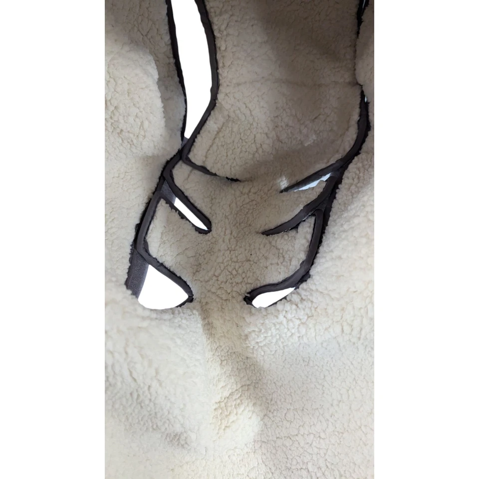 2 Baby Infant Car Seat Stroller Sherpa Cover JJ Cole Bundle Winter Blue Gray 2 - Image 3 of 4