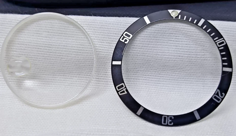Genuine Rolex Submariner Bezel Insert + Crystal Glass - Image 3 of 4