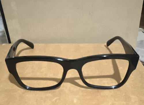 Giorgio Armani AR7026 Black Rectangle Full Rim Plastic Eyeglass Frames 55-18-145