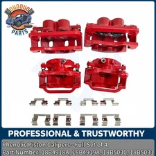 Front & Rear Brake Calipers For Escalade ESV EXT Suburban Silverado Sierra 1500