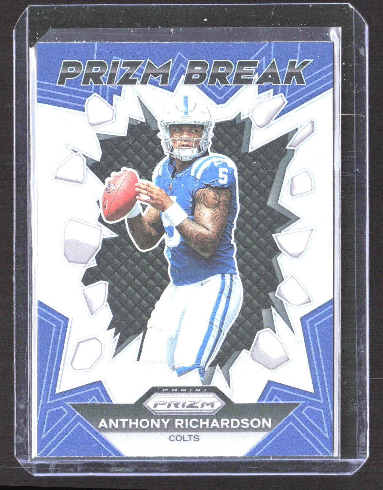 2023 Panini Prizm Anthony Richardson Prizm Break Prizms Silver #PB-4 Rookie