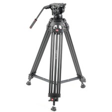 Takama 3-Section Aluminum Video Tripod with Damping Fluid Head