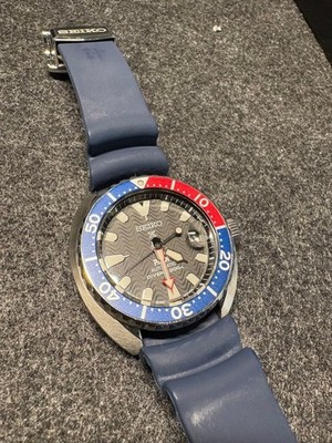 SEIKO Prospex PADI SRPC41J1 Automatic Blue Red Bezel Diver Watch