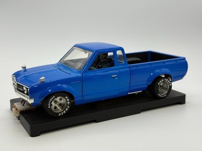 1/18 1972 Datsun 620 Pickup Analog Slot Car, Diecast!, H&R Chassis