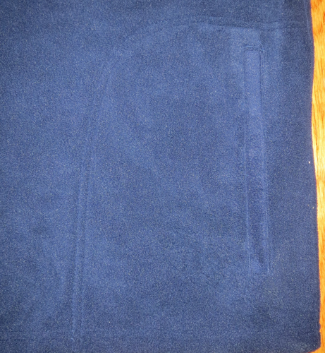 New York Yankees Fleece Vest Blue Zip Polyester XL Baby Ruth Logo SGA 9/24 2025 - Picture 4 of 9