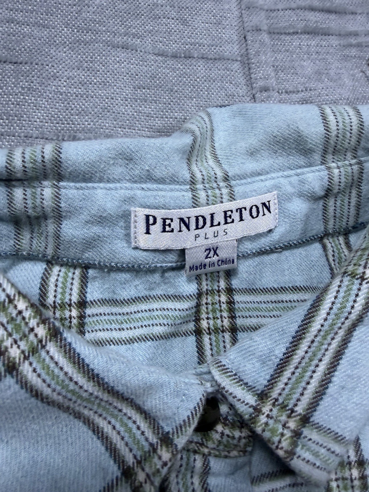 Pendleton Plus Flannel Button Up Shirt Women's 2X… - image 3