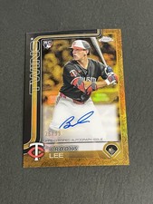 Brooks Lee Chrome 2025 Gold /99 Auto