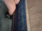 NOVAMEN HIP HOP STREET JEANS WORDS DOWN THE LEG TOTALLY DISTRESSED SZ 32 X 27 — photo 3